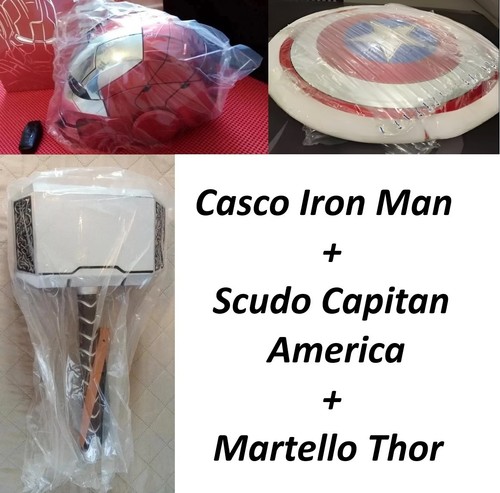 Casco iron man mk5 scudo - casco,