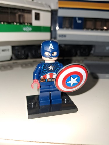 Lego marvel minifigure capitan - lego,