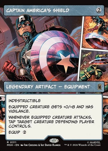 Mtg captain america shield - america's,
