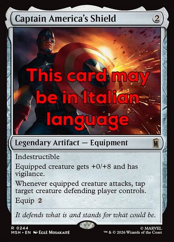 Mtg captain america shield - mtg,