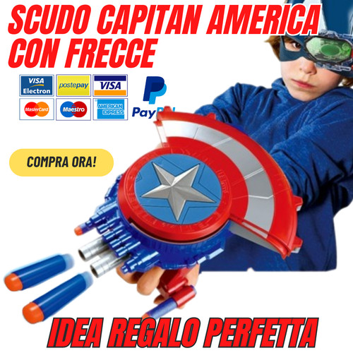 Scudo capitan america bambino - capitan,