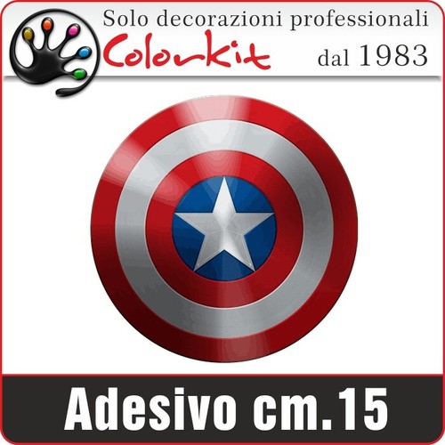 Adesivo scudo capitan - adesivo,