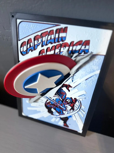 Copertina fumetto capitan - copertina, di
